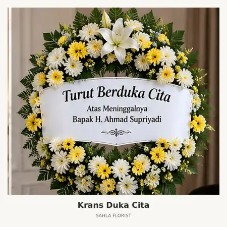 Krans Bunga Duka Nias Barat